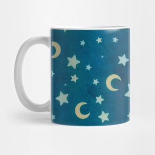 Cute moon and stars pattern Mug